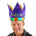 Plush Mardi Gras Crown